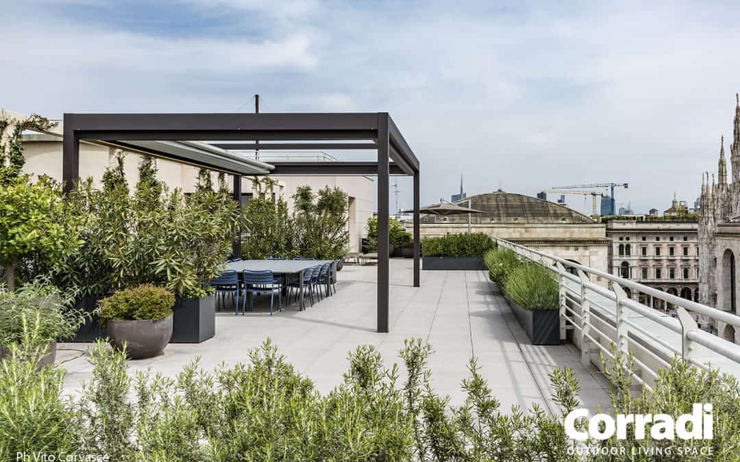 Maestro – pergole retractabile
