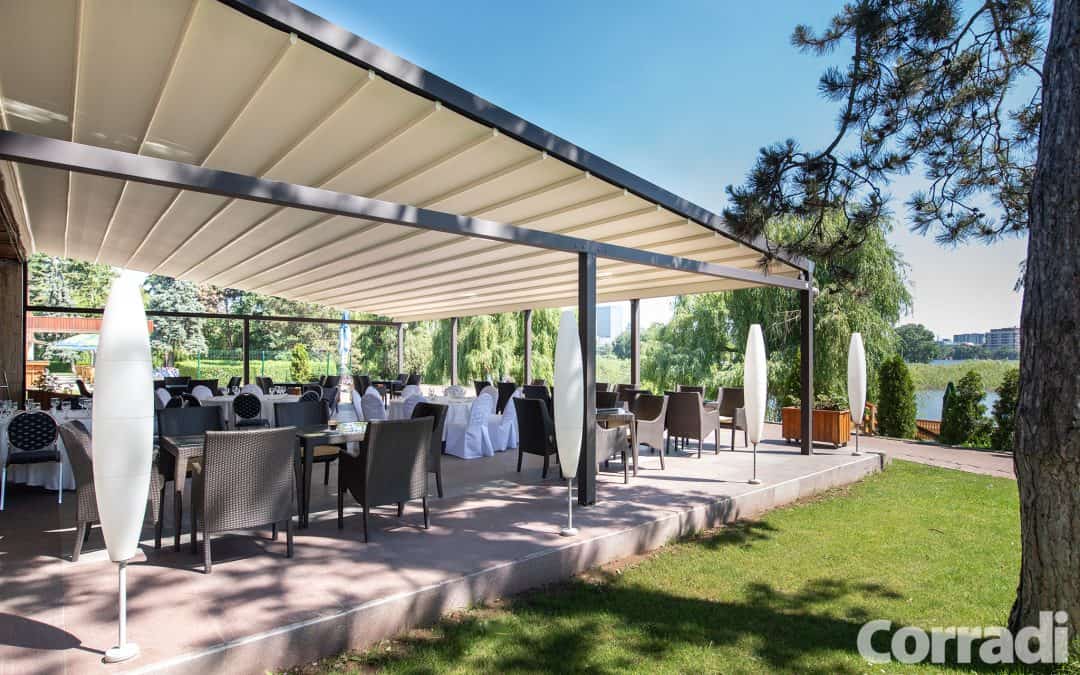 Club Floreasca Bucuresti, Romania 02.2018 – pergola retractabila