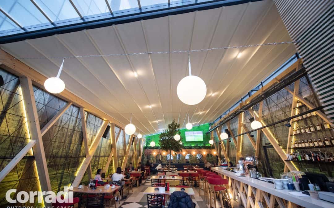 Doors Club Constanta, Romania 05.2019 – pergole retractabile, inchidere terasa