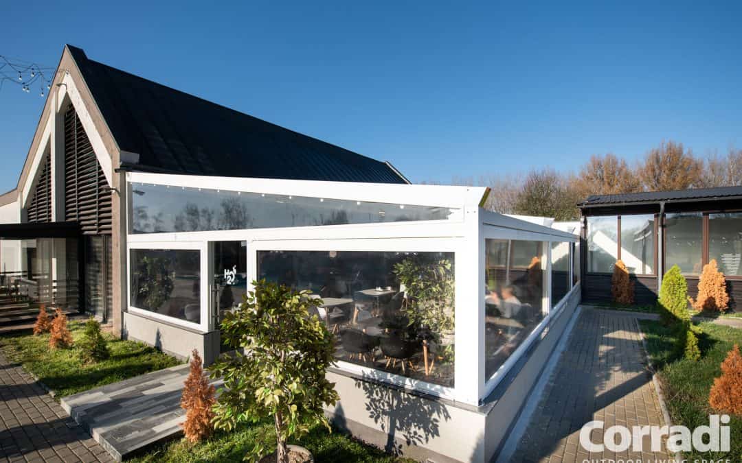 H2O Pool & Bar Calarasi, Romania 09.2019 – pergole retractabile, inchidere terasa
