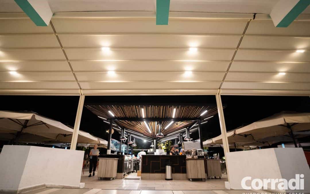 Hotel Riviera Mamaia, Romania 07.2021 – pergole retractabile