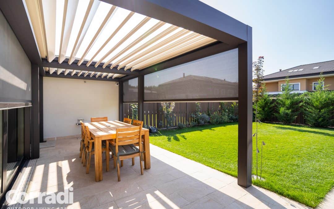 Proiect rezidential in Romania 08.2020 – pergola bioclimatica, inchidere terasa, umbrire terasa