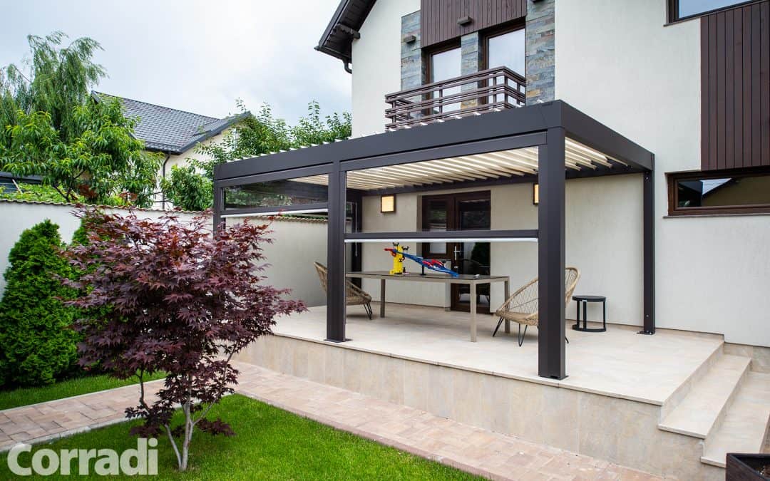 Proiect rezidential 04.2019, Romania – pergola bioclimatica