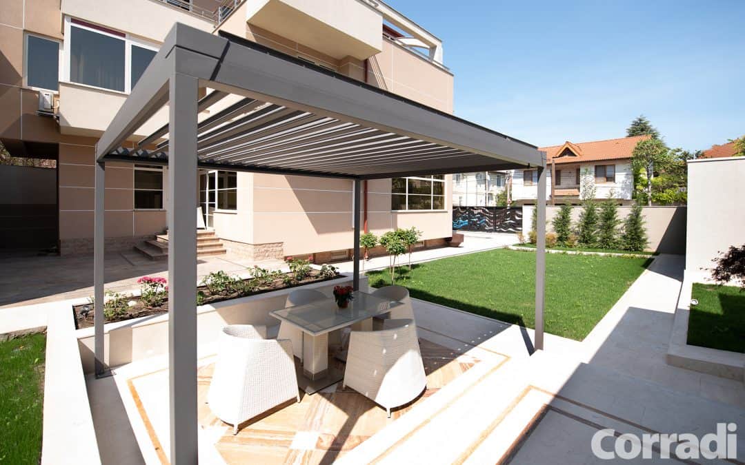 Proiect rezidential 02.2018, Romania – pergola bioclimatica