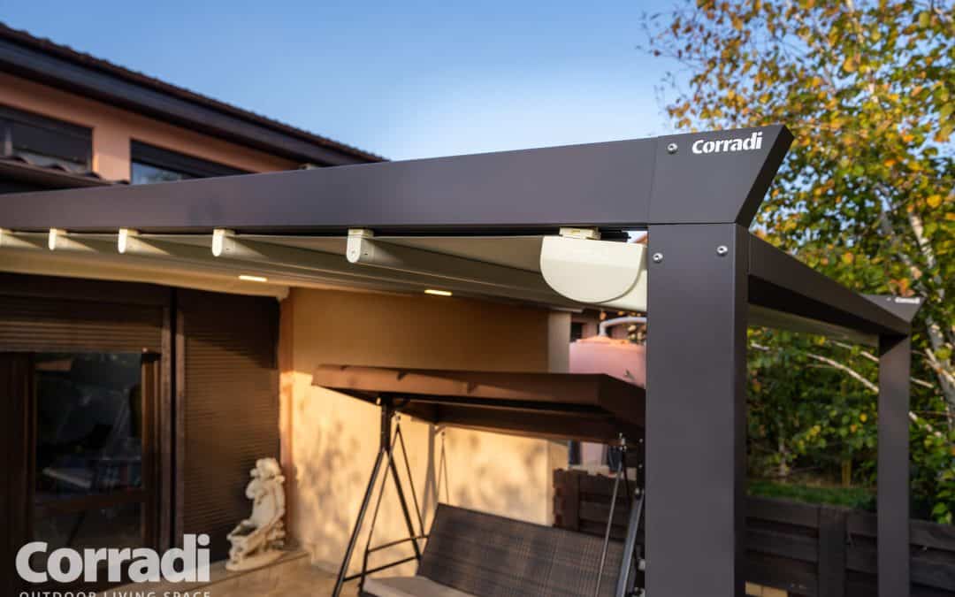 Proiect rezidential 07.2020, Romania – pergola retractabila