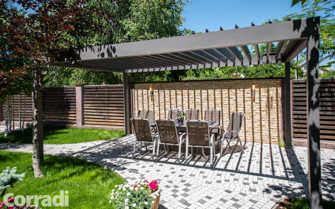 Proiect rezidential 05.2018, Romania – pergola bioclimatica