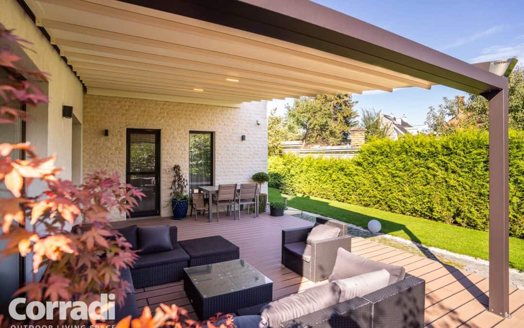 Proiect rezidential 05.2020, Romania – pergola retractabila