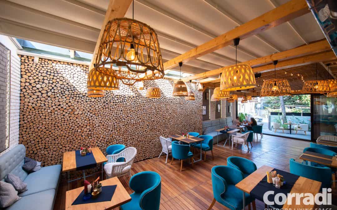 Restaurant Le Boutique Bucuresti, Romania 06.2020 – tavan retractabil