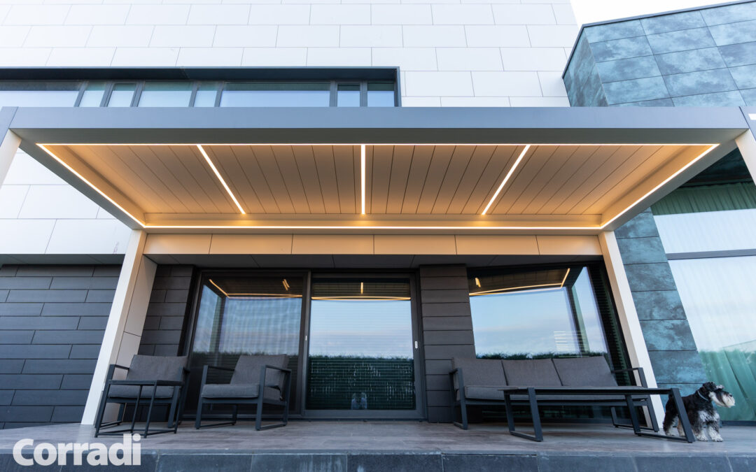 Proiect rezidential in Romania 03.2025 – pergola bioclimatica